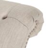 Chaise Lounge With Button Tufted Diamon Stitch - Beige - Image 10