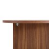 Versatile Round Coffee Table For Diverse Interior Styles, Blending Modern Minimalism With Nordic Elegance - Walnut - Image 12