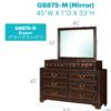 Lavita - Dresser - Cappuccino - Image 2