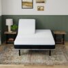 Copper Lux - 12" Split Top California King Soft Memory Foam Mattress With Phase Change Cooling Fabric - White / Gray - Image 2