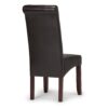 Cosmopolitan - Deluxe Tufted Parson Chair (Set of 2) - Tanners Brown - Image 5