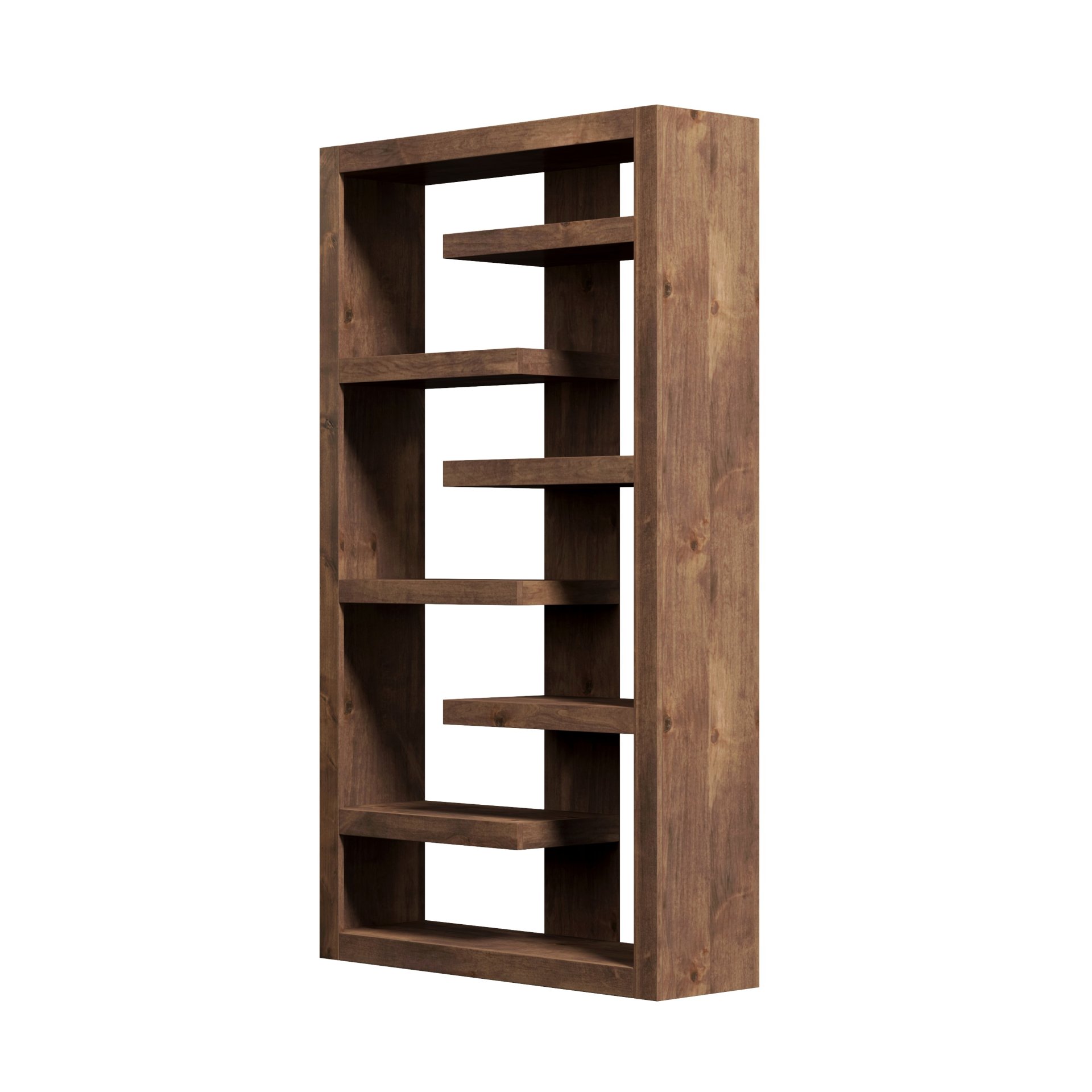 Sausalito - 6 Shelf Bookcase - Whiskey - Image 8