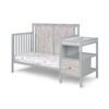 Connelly - 4 In 1 Crib and Changer Combo - Gray, Rockport Gray - Image 4