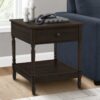 Accent - Table, 2 Tier, Square, Traditional - Walnut - Image 10