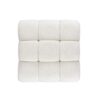 Marcel - Bubble Modular Modern Cocktail Ottoman - Ivory White - Image 3
