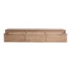 Modern Minimalist 60" Bathroom Cabinet With Soft Close Drawers And Floating Mounting Design - Imitative Oak - Image 8