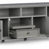 Amherst - Wide TV Media Stand - Fog Gray - Image 6