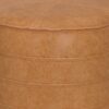 Brody - Round Pouf - Distressed Brown - Image 3