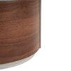 Italian Retro Double Storage Round Side Table - Gray Brown - Image 18