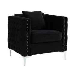 Bayberry - Chair With 1 Pillow - Black