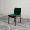 Laura - Mid-Century Modern Solid Wood Dining Chair (Set of 2) - Green - Image 14