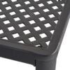 Modern Outdoor Dining Table With Woven Accents - Antique Matte Black - Image 8