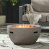 Bowl Shaped Propane Fire Pit 40000 Btu (Tank Cover Not Included) - Light Gray - Image 5