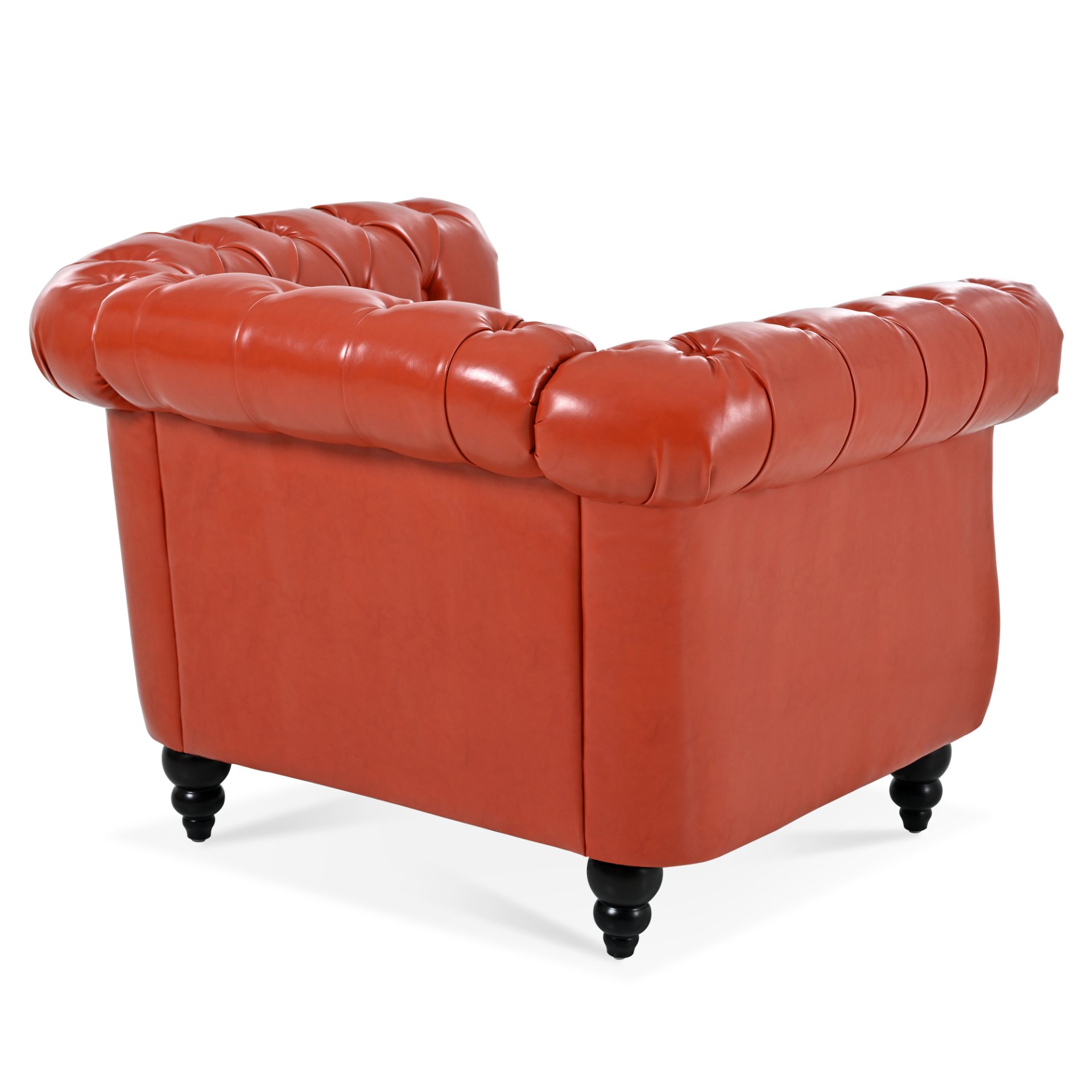 1 Seater Sofa For Living Room - Orange - Image 11