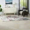 Quarry - 5.25' X 6.5' Abstract Area Rug - Gray / Orange - Image 9