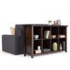 Acadian - 8 Cube Storage Sofa Table - Brunette Brown - Image 6