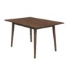 Levi - Modern Style Rectangular Dining Kitchen Table - Brown - Image 6