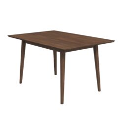 Levi - Modern Style Rectangular Dining Kitchen Table - Brown