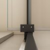 Adjustable Shower Door With Clear SGCC Tempered Glass And Aluminium Alloy Frame - Matte Black - Image 9