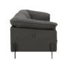 Tadi - Top Grain Leather Sofa - Black - Image 4