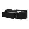 Extendable Coffee Table, Coffee Table With 2 Hidden Storage Space And 2 Drawers For Living Room - Black - Image 12