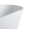 Solid Surface Soaking Freestanding Bathtub For Bathroom - Matte White - Image 7