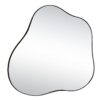 Cloud Shaped Metal Accent Wall Mirror - Black - Image 8