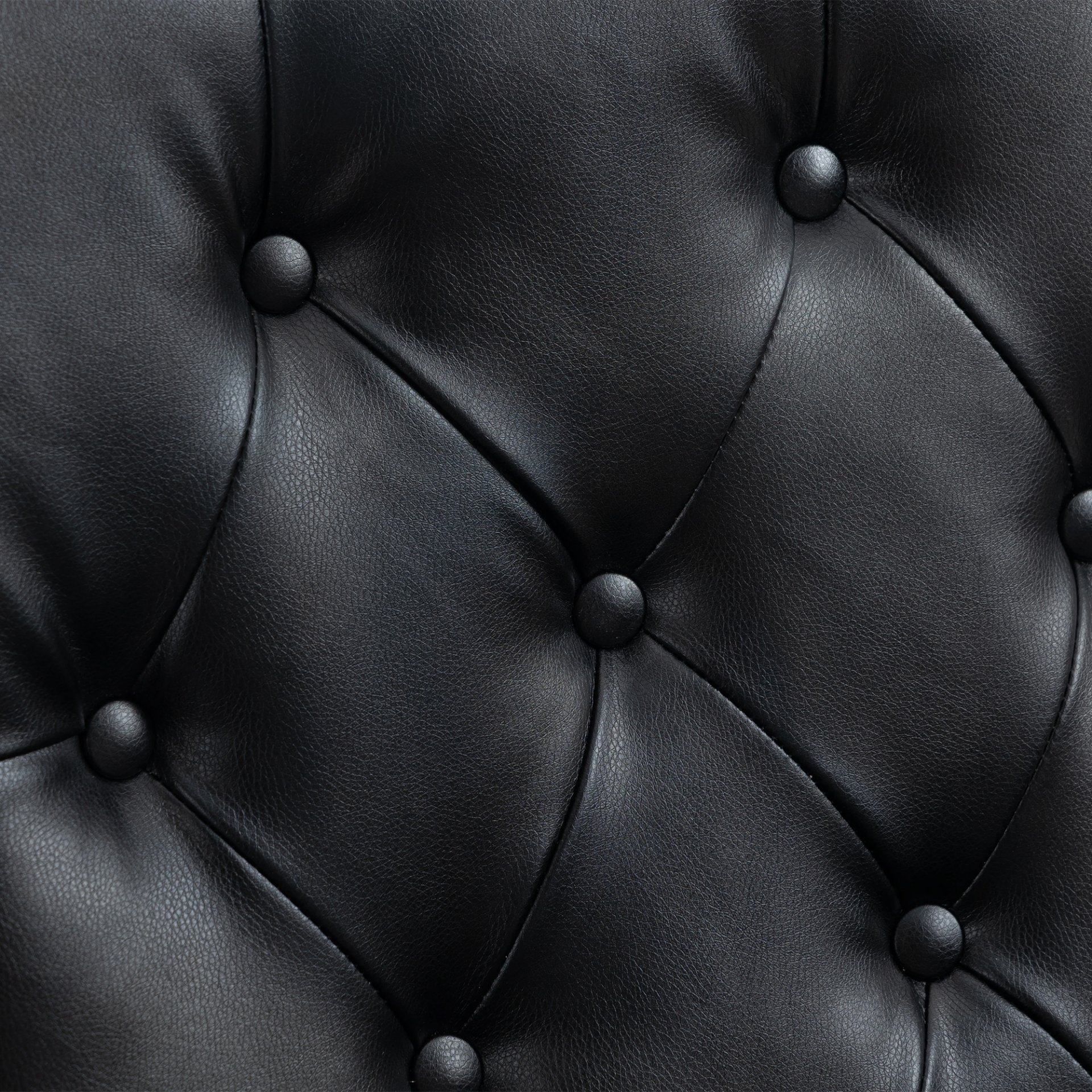 Modern Accent Armchair With Sturdy Wood Legs Leather For Living Room Or Bedroom - Black - Image 14