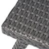 Luminant - Outdoor Side Table With Iron Frame - Gray - Image 8