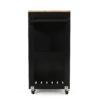 Lanier - Kitchen Cart With Wheels - Black - Image 9