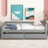 Daybed With 2 Storage Drawers - Gray - Image 5