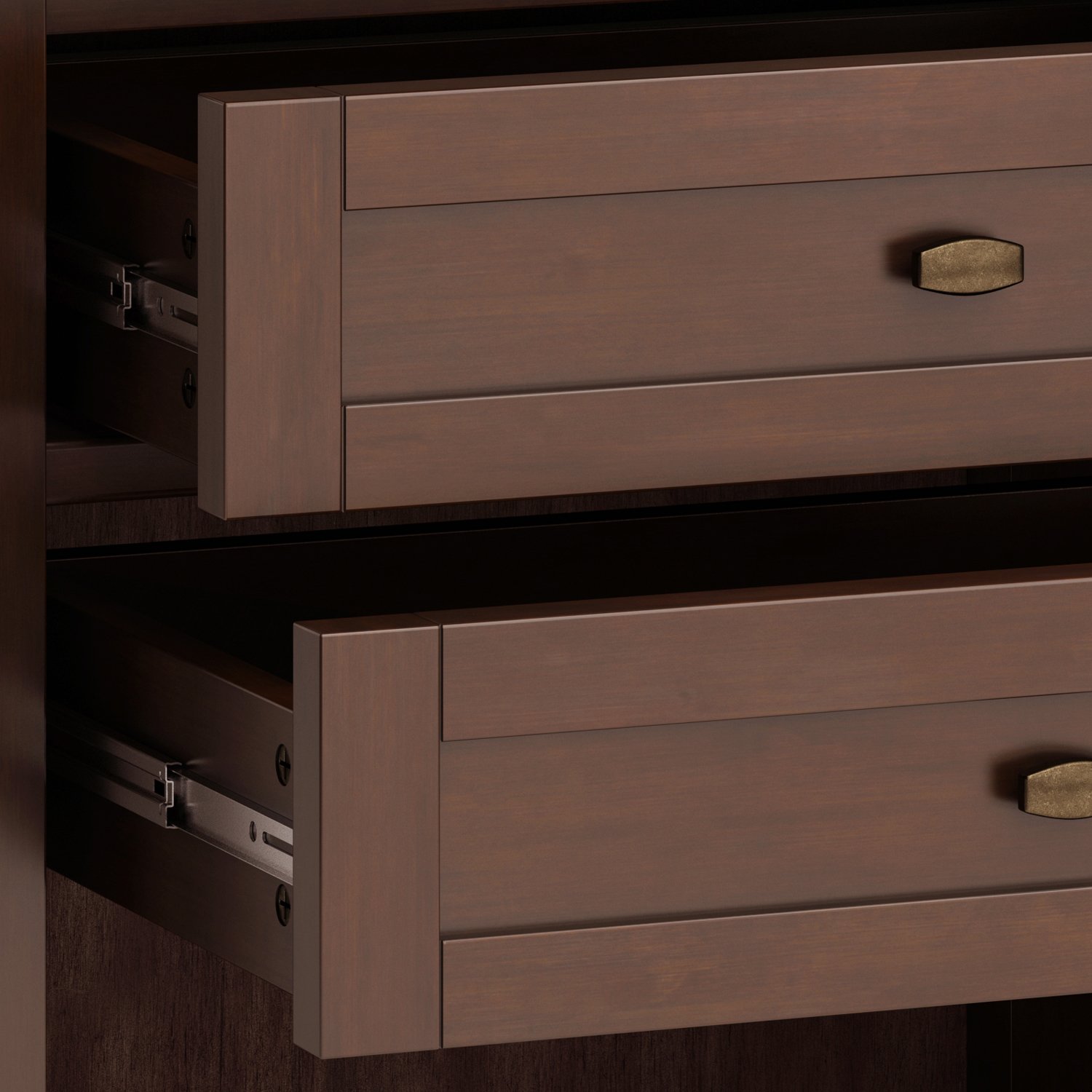 Warm Shaker - Bedside Table - Russet Brown - Image 5