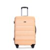 Expandable 3 Piece Luggage Sets Pc Lightweight & Durable Suitcase With Two Hooks, Spinner Wheels, Tsa Lock, (21/25/29) - Peach - Image 10