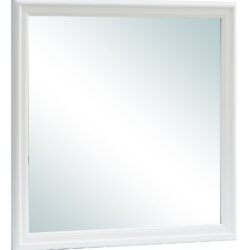 Elegant Transitional Mirror - Silver Champagne