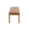 Fuji - Contemporary Bench - Gold / Camel - Image 2