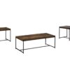 Lennox - 3 Piece Coffee And End Table (Set of 3) - Brown - Image 9