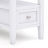 Warm Shaker - Narrow Side Table - White - Image 4