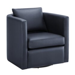 Sutton - Swivel Barrel Chair - Blue