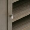 Warm Shaker - TV Media Stand Handcrafted - Distressed Gray - Image 8