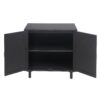 2 Door Cabinet, Suitable For Bedroom - Black - Image 16