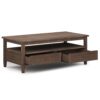 Warm Shaker - Coffee Table - Farmhouse Brown - Image 2