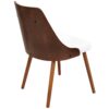 Gianna - Mid-Century Modern Dining / Chair - Walnut / White - Image 4