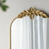 Full Length Mirror, Arched Mirror Hanging Or Leaning Against Wall, LargeMirror For Living Room - Gold - Image 8