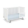 Livia - 3 In 1 Convertible Island Crib - White / Gray - Image 2