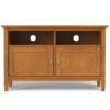 Warm Shaker - TV Media Stand Handcrafted - Brown - Image 2