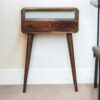 Mini Curved Console, 2 Drawer - Natural - Image 10