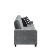 Modern Sofa Compressed 3 Seater Couch For Living Room Bedroom Office - Gray - Image 13