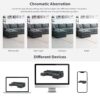 Chenille Modular Sectional Sofa, U Shaped Cloud Couch Set With Double Cushions, 6 Seat Sleeper Sofa Bed With Ottomans, Oversized Indoor Furniture - Dark Gray - Image 17