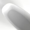 Soaking Bathtub, Freestanding, Solid Surface - Matte White - Image 8