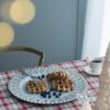 Plastic Charger Polypropylene Plate (Set of 8) - Blue / Gold - Image 4